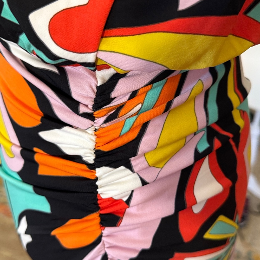 BOLD elements Multicolor Swirl Dress size large - Picture 5 of 11